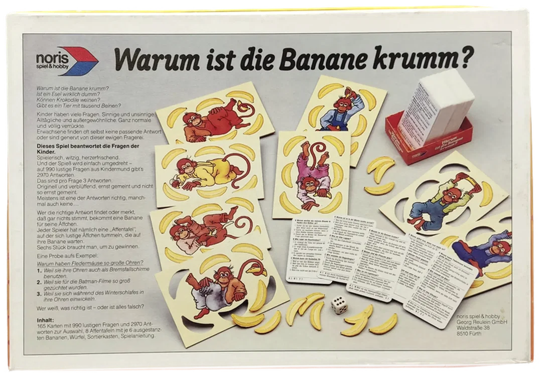 Noris Spiel & Hobby Warum ist die Banane krumm? Fragespiel – Bild 3