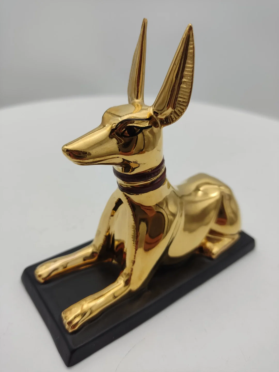 Anubis 'The jackal god' Porzellan & Zertifikat von Franklin Mint | Limitierte Rarität – Bild 2