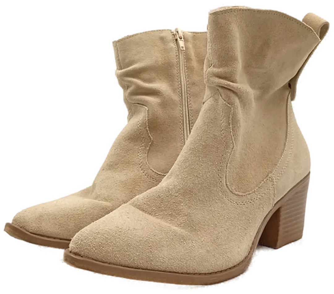 Pat Calvin Velourleder Stiefletten creme Gr. 40 – Bild 1