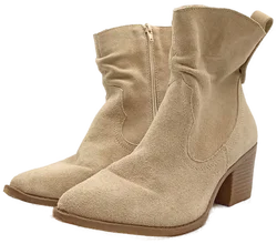 Pat Calvin Velourleder Stiefletten creme Gr. 40 - Bild 1