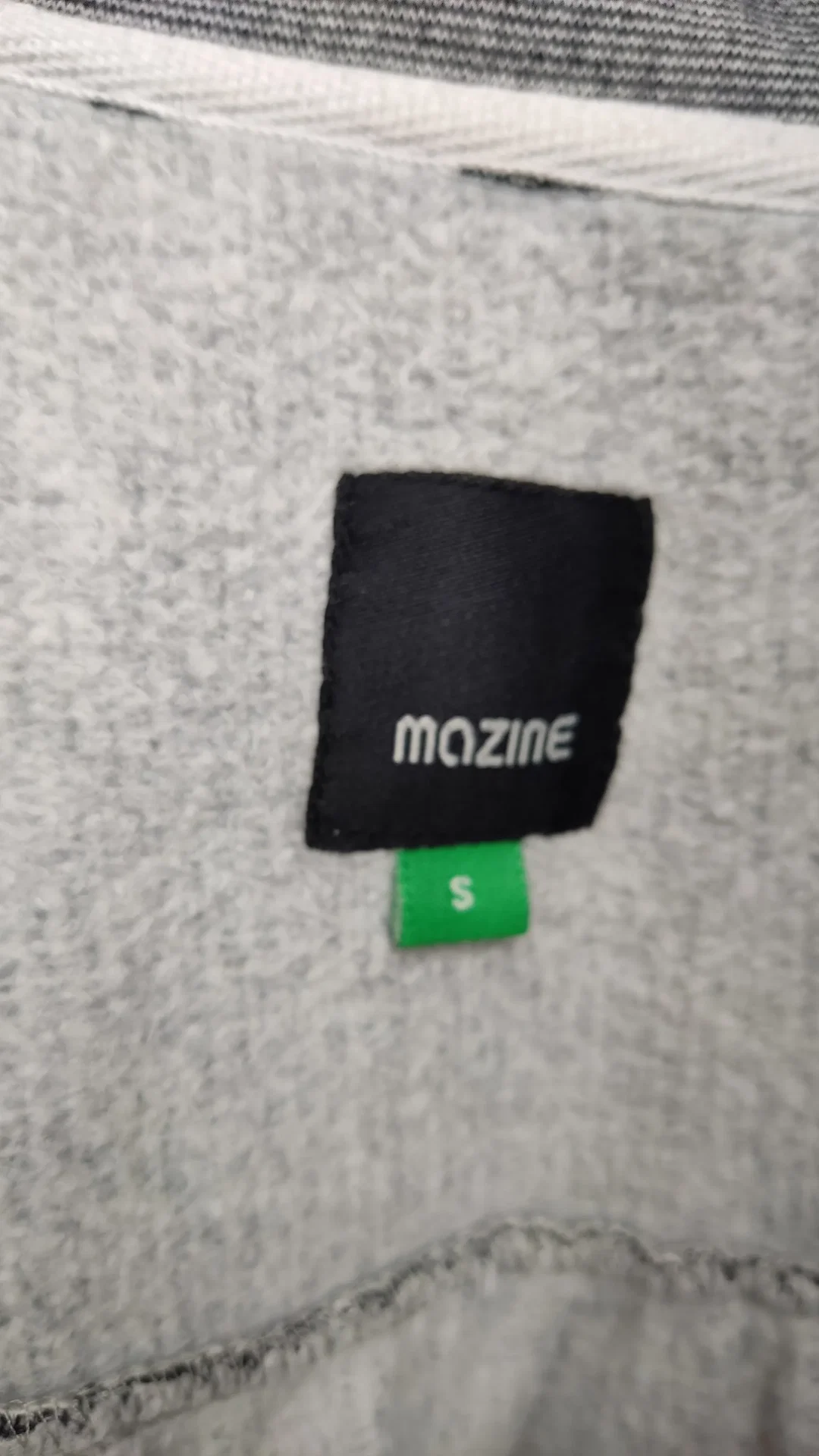 MAZINE Damen Pullover mit Reißverschluss, grau - Gr. S – Bild 4