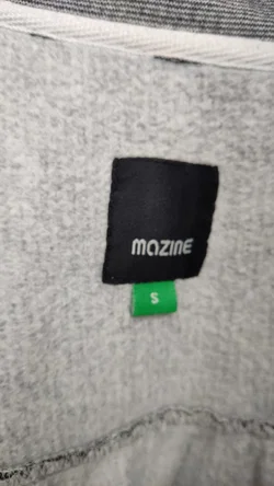 MAZINE Damen Pullover mit Reißverschluss, grau - Gr. S - Bild 4