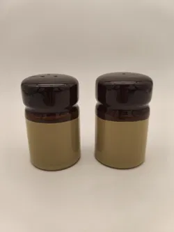 große Salzstreuer/ Pfefferstreuer, 70er, Vintage, Retro, Keramik - Bild 1