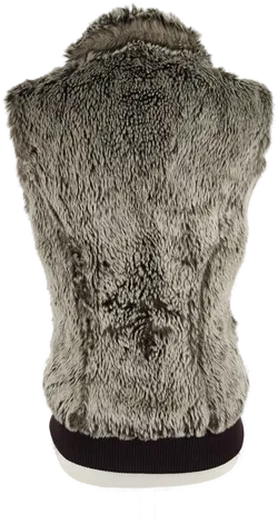 EDC by Esprit Damen Felljacke Ärmellos - XS/34 - Bild 3