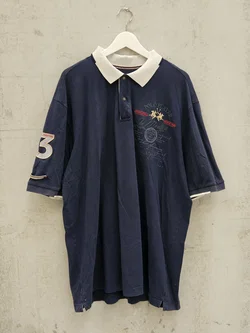 La Martina Herren Polo-Shirt, blau - Gr. XXXL