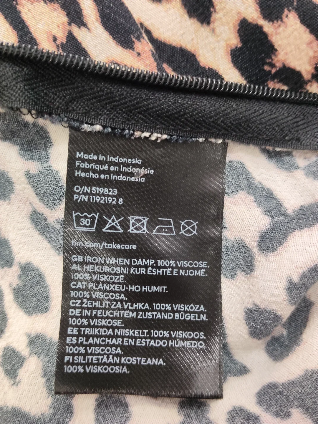 Damenrock H&M Animal Print Viskose | Sommerleicht – Bild 5
