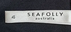 Seafolly Damenbikini schwarz mit Muster Gr. M/L – Vorschau 3