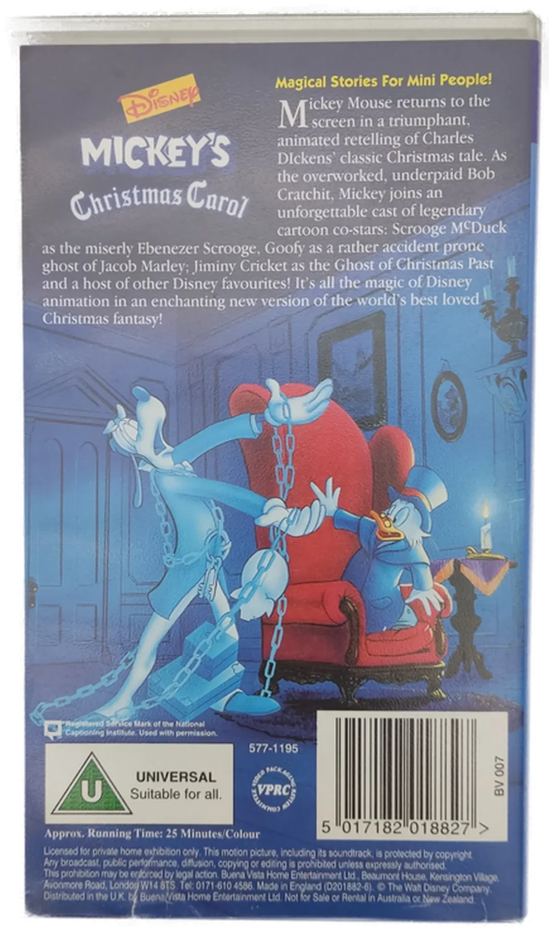 VHS "Disney Mickey´s Christmas Carol" – Bild 2