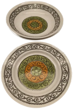2 Schüsseln, England, Vintage, midcentury – Vorschau 4