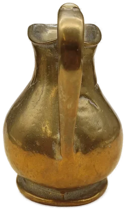 Vintage Messing-Krug mit Henkel 1,7 kg – Vorschau 3
