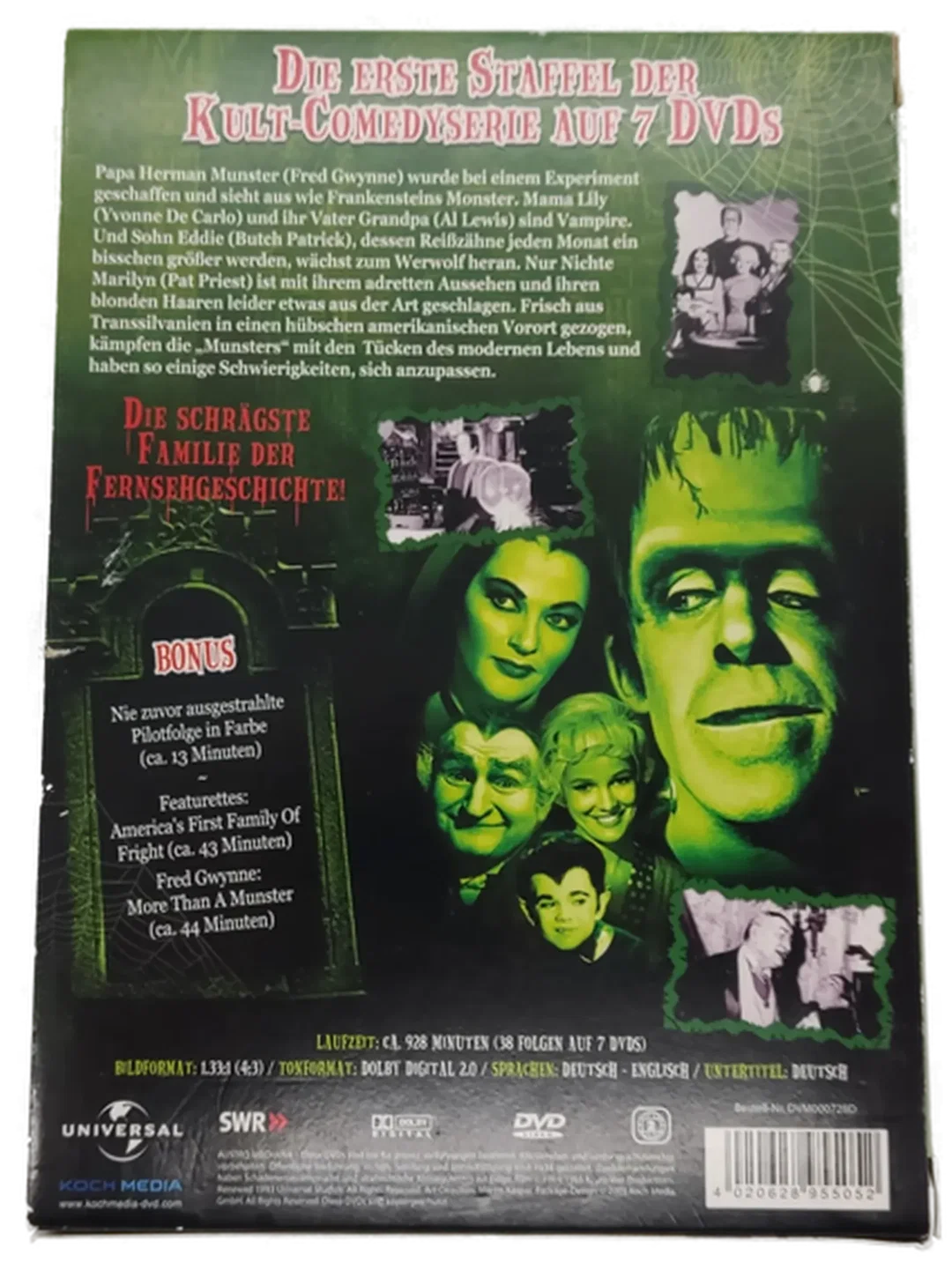 DVD "Die Munsters" die komplette erste Staffel 7 DVD's – Bild 2