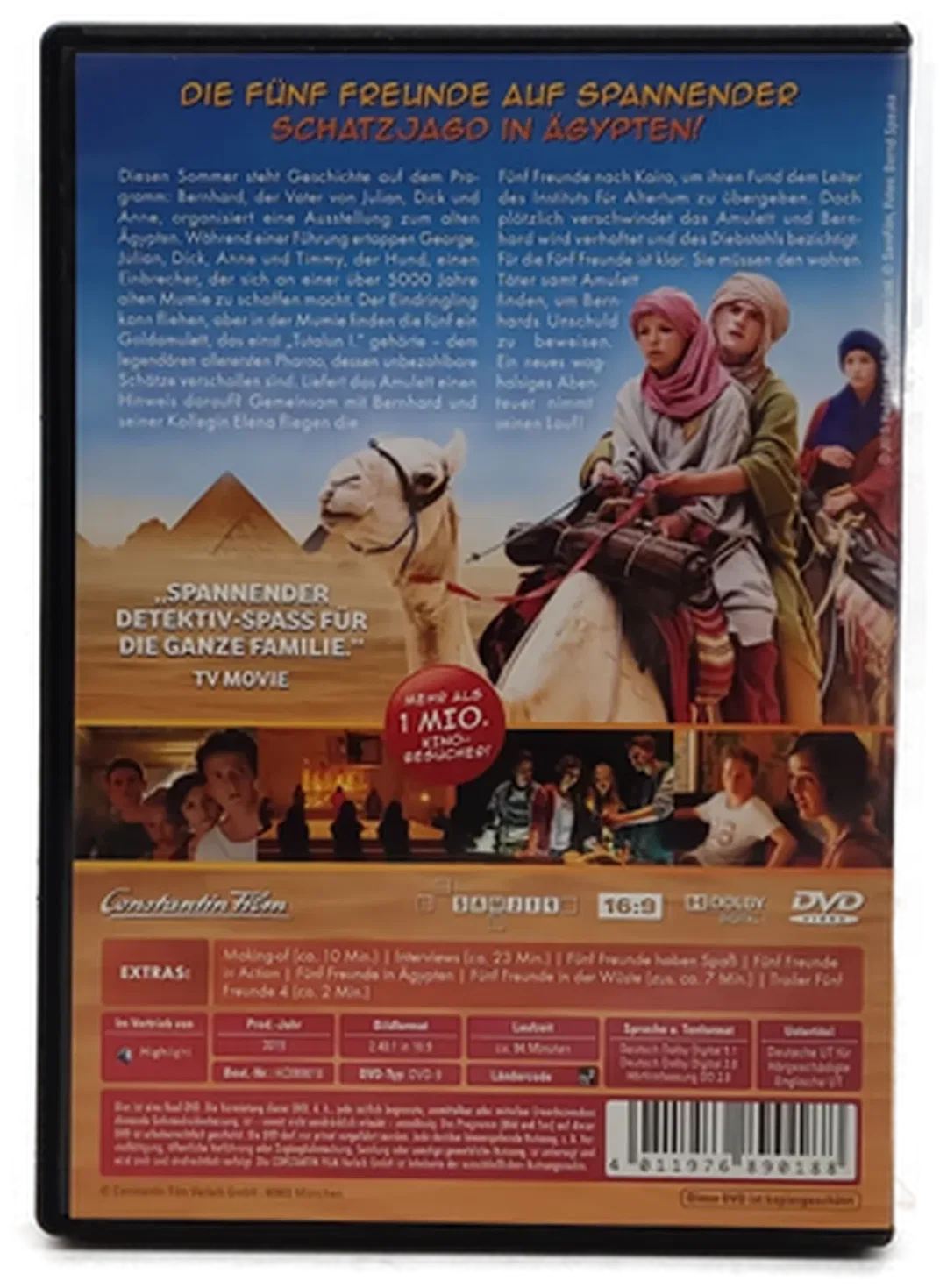 DVD "Fünf Freunde Teil 4" Schatzjagt in Ägypten!  – Bild 2