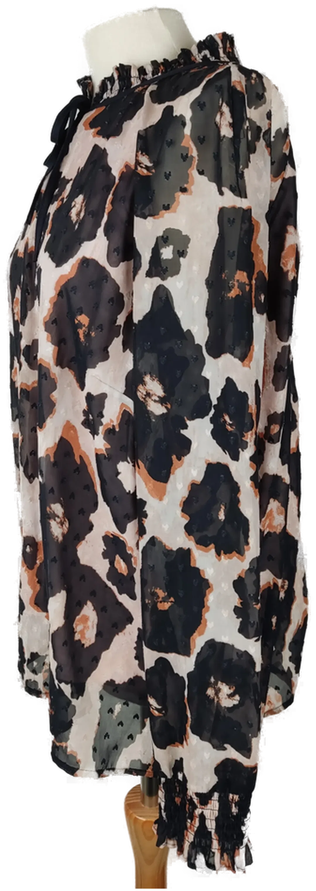 Comma Langarmshirt Animal-Print Gr. 44 | Design-Liebling – Bild 4