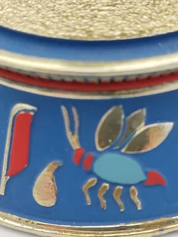 'The sacred  bast cat' Porzellan mit Glaskuppel & Zertifikat von Franklin Mint | Ägyptischer Schatz – Vorschau 17