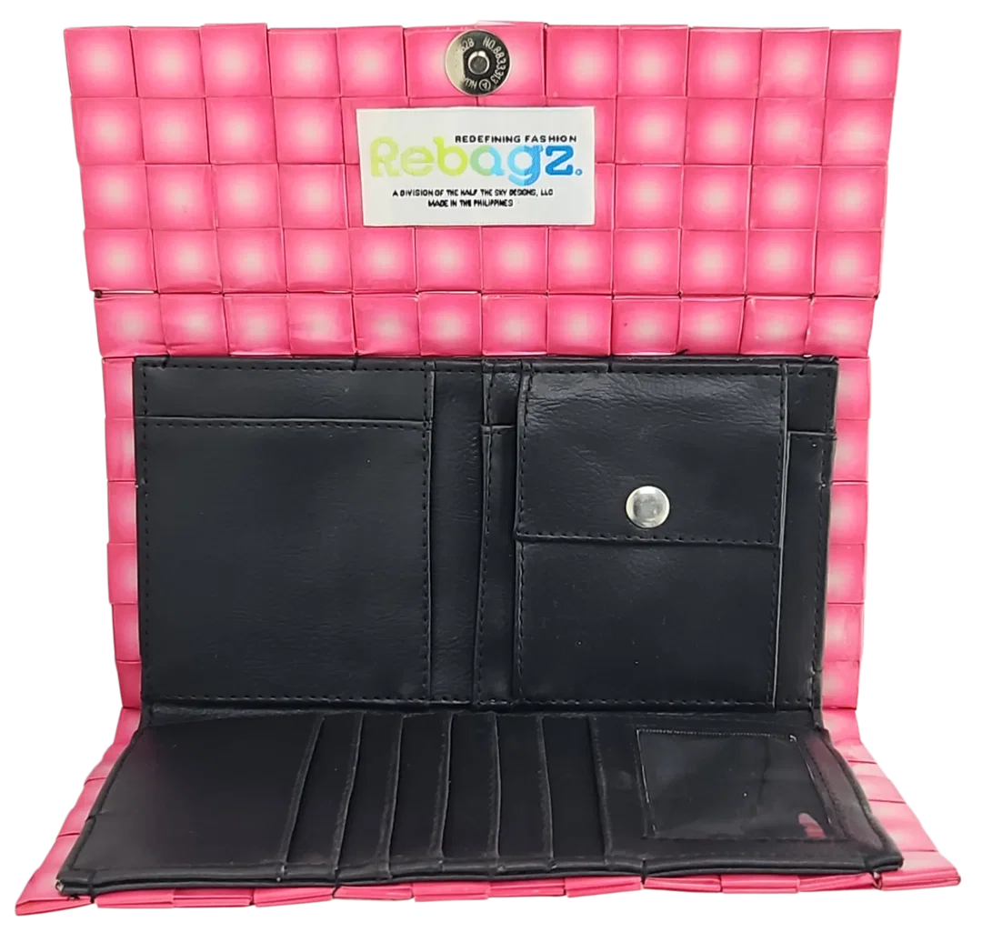 Rebagz Upcycling Damen Geldbörse - pink  – Bild 2