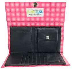 Rebagz Upcycling Damen Geldbörse - pink  - Bild 2