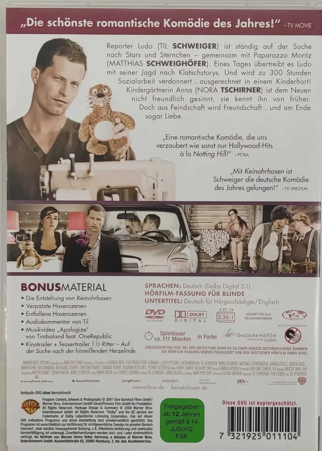 DVD "Kein Ohr Hasen" mit Til Schweiger und Nora Tschirner – Bild 2