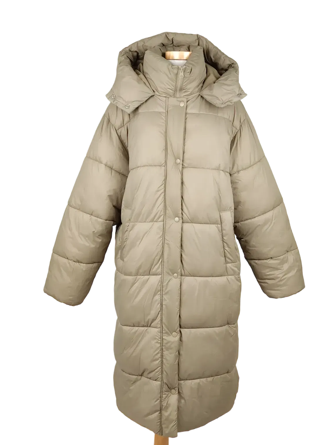 Gina Tricot Damen Mantel, khaki - Gr. L - Bild 1