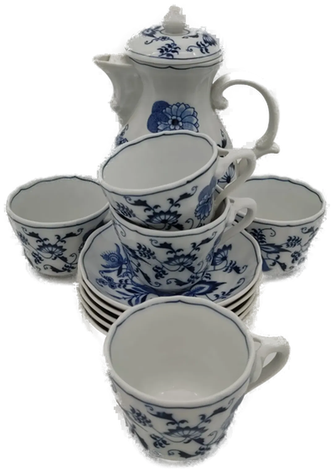 Blue Danube Zwiebelmuster Geschirr Set Vintage - Bild 4