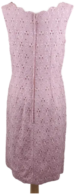 Vintage Kleid mit besticktem Mantel rosa - XL/42 - Bild 5