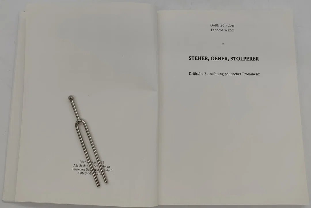 Buch "Steher-Geher-Stolperer" von Gottfried Puber / Leopold Wandl, signiert  – Bild 3
