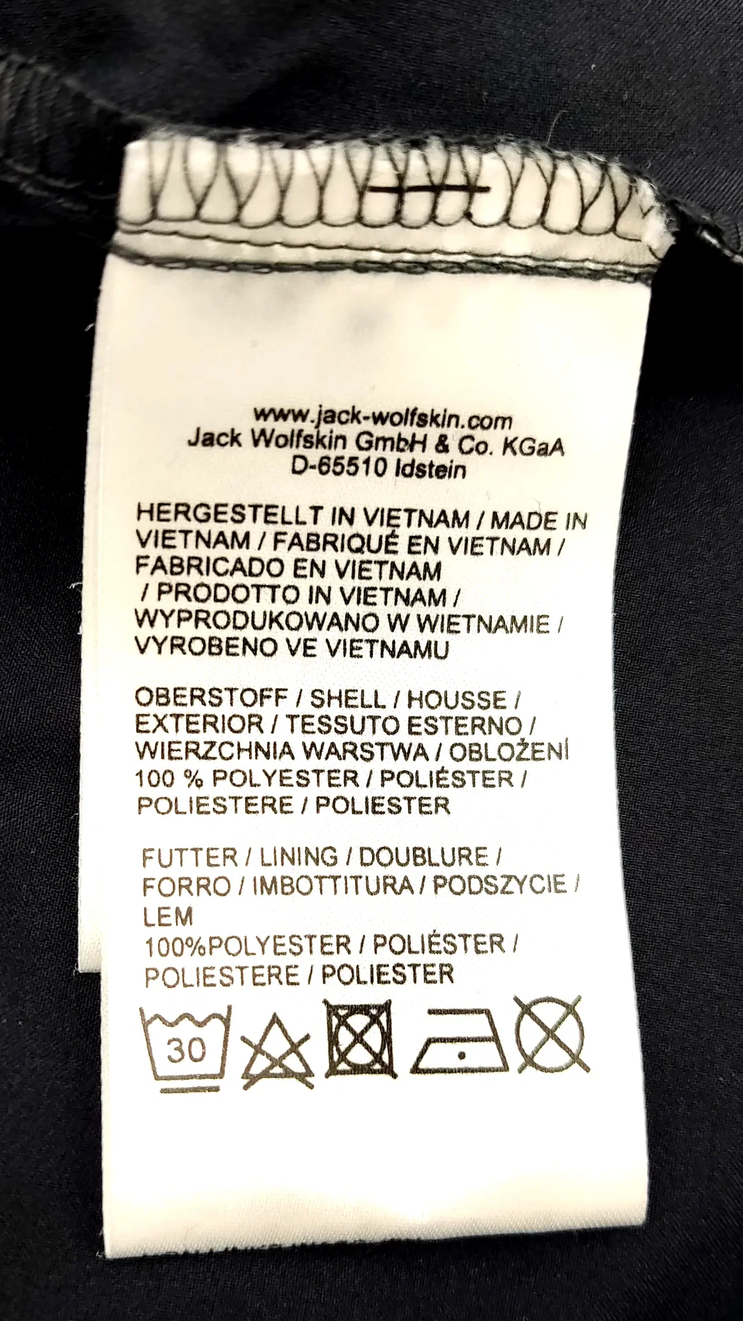 Jack Wolfskin Herren Outdoorhemd schwarz - Gr. L/EUR 50 – Bild 6