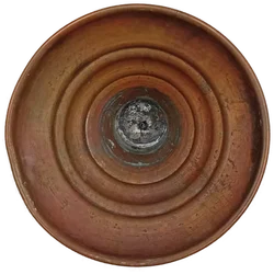 Antiker Kupferkelch mit Relief-Gravur – Vorschau 6