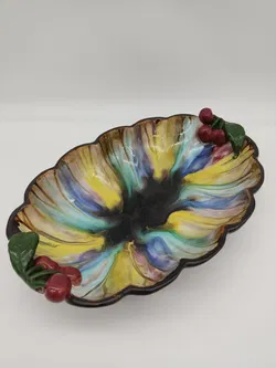 Mid-Century Obstschüssel oval - Bild 1