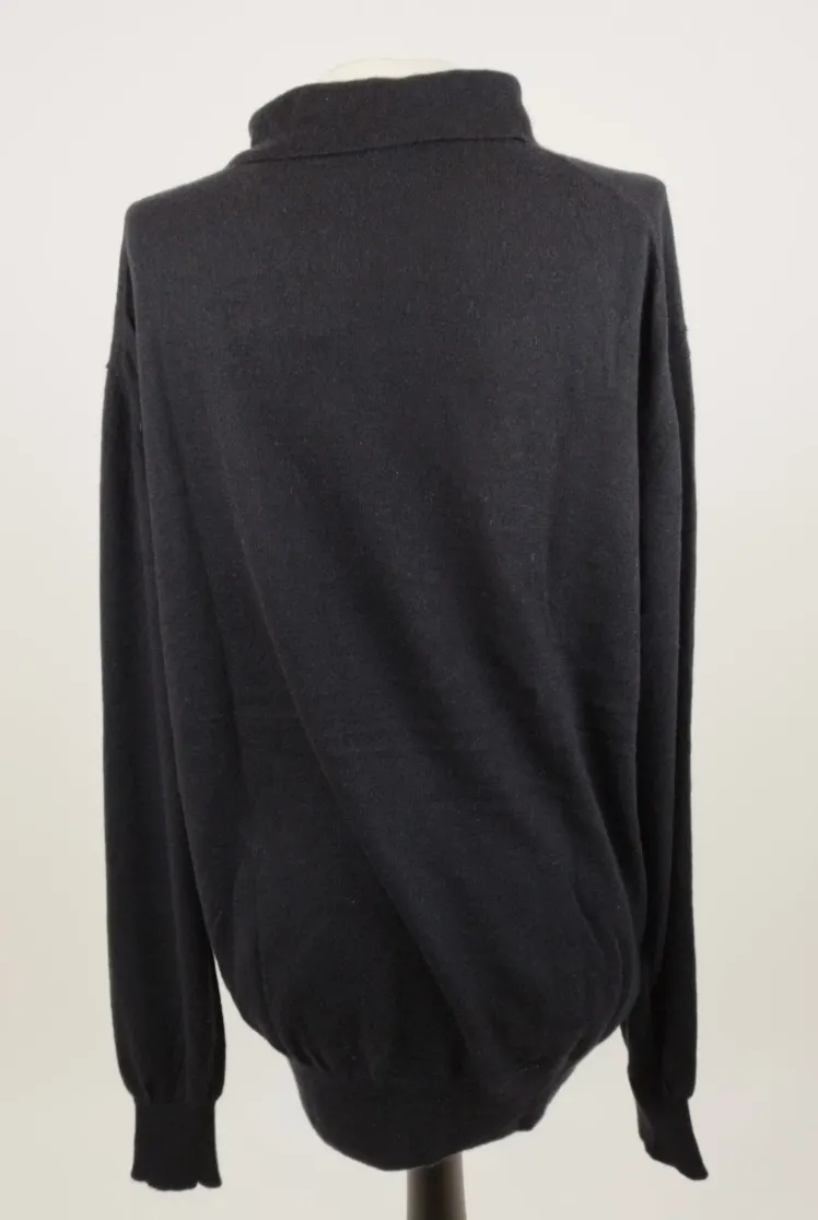 Hemisphere Pullover im Polo-Stil - Gr. 54 / 100% Kaschmir – Bild 3