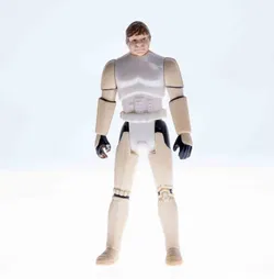 Vintage Star Wars Action Figure Luke Skywalker Stormtrooper -ohne Helm und ohne Gurt - Bild 2