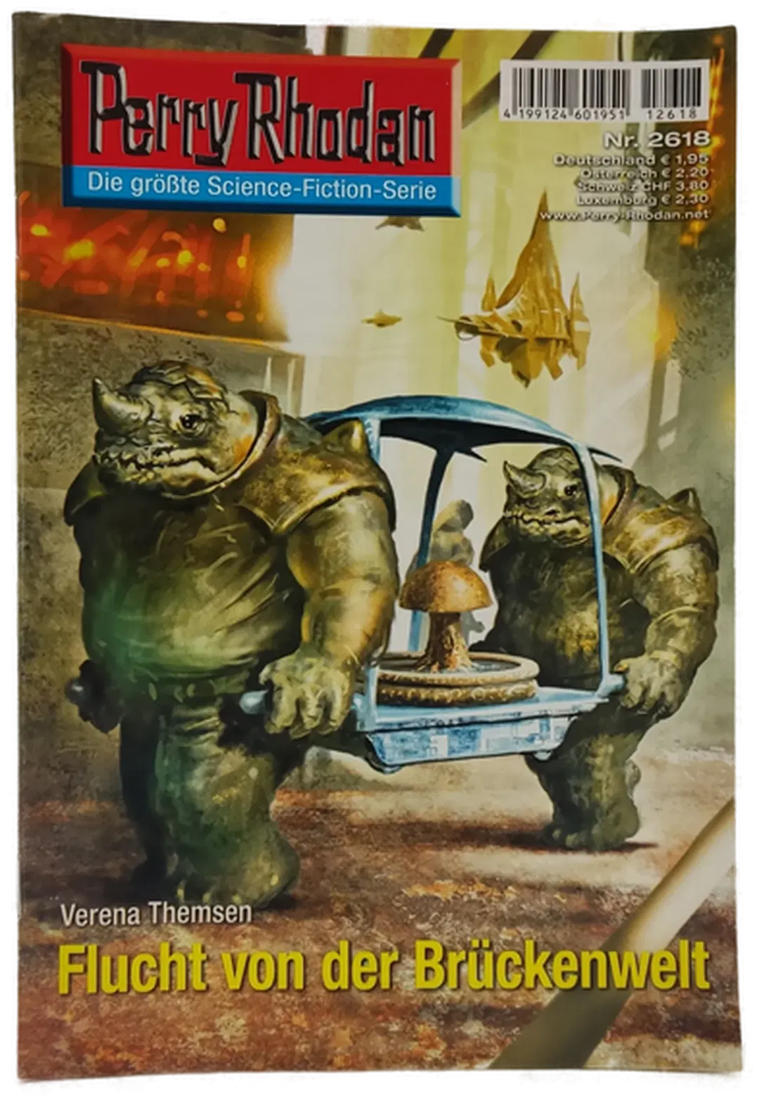 Romanheft Perry Rhodan Flucht von der Brückenwelt Erstauflage Nr. 2618 - Bild 2