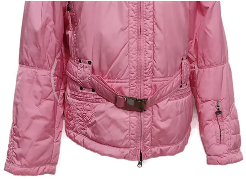 SP Kitzbühel Sportalm Vintage Damen Skijacke mit Kunstpelz roserot/pink Größe 42 – Bild 5