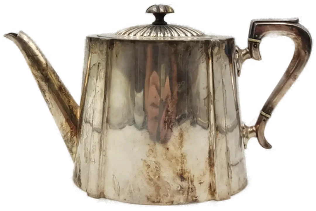 William Hutton & Sons Teekanne versilbert – Bild 2