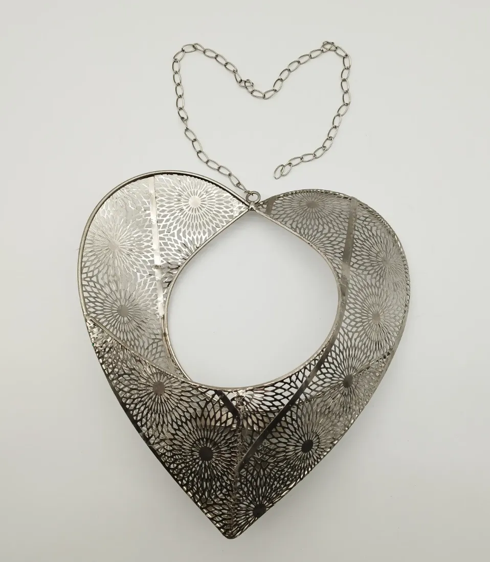 Herzen Kerzenleuchter aus Metall - hängend, dekorativ - Bild 4