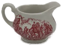 Royal Tudor Milchkännchen rot England - Bild 2