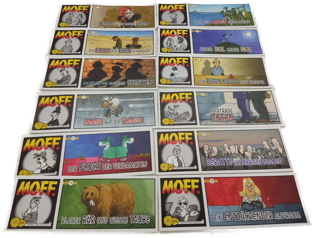 MOFF. Comic-Heft Konvolut 4 Teile Ende 2016, 2017 12 Teile vollzählig in Mappe – Bild 5