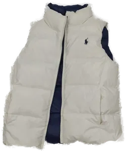 Ralph Lauren Kinder- Wendeweste  in weiß und blau Gr.7 - Bild 3