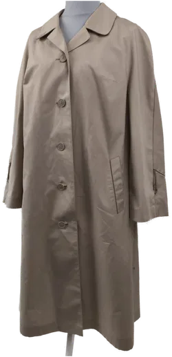 Klassischer Mantel, beige, Gr. 48, Übergnagsmantel - Bild 2