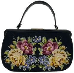 Vintage-Gobelin Handtasche- aus den 1950er Jahren
