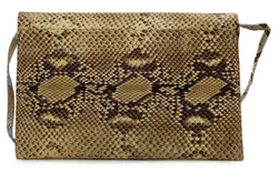 Schlangenoptik Damen Vintagetasche und Brieftasche  - Bild 2