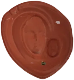 Gmundner Keramik Wandrelief „Madonna mit Kind“ – Austria, Design Fink - Bild 3