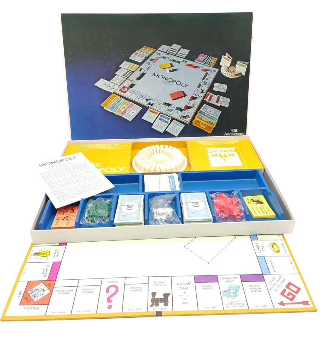 VINTAGE - MONOPOLY 40th Anniversary Edition 1973 - A Parker Game - Bild 4