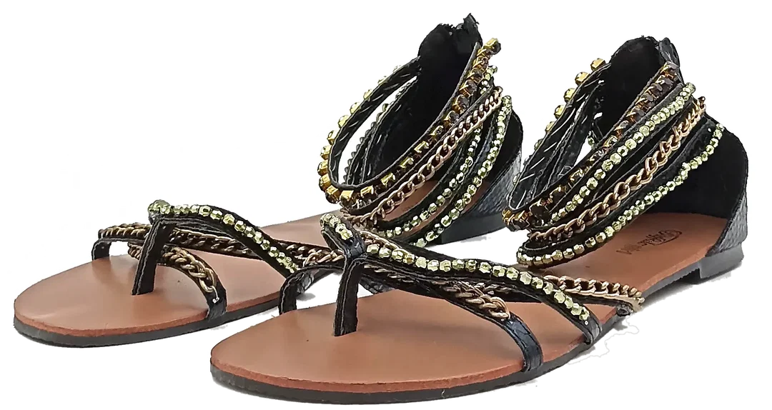 Buffalo Girl Sandalen Kettendetails Gr. 40 – Bild 1