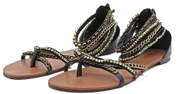 Buffalo Girl Sandalen Kettendetails Gr. 40