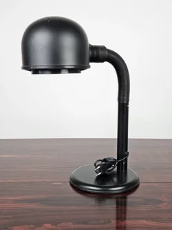 Vintage Tischlampe, schwarz - Höhe ca. 42 cm  - Bild 3