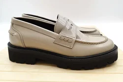 CLOSED Leder-Loafer, beige, Gr. 39 – Vorschau 3