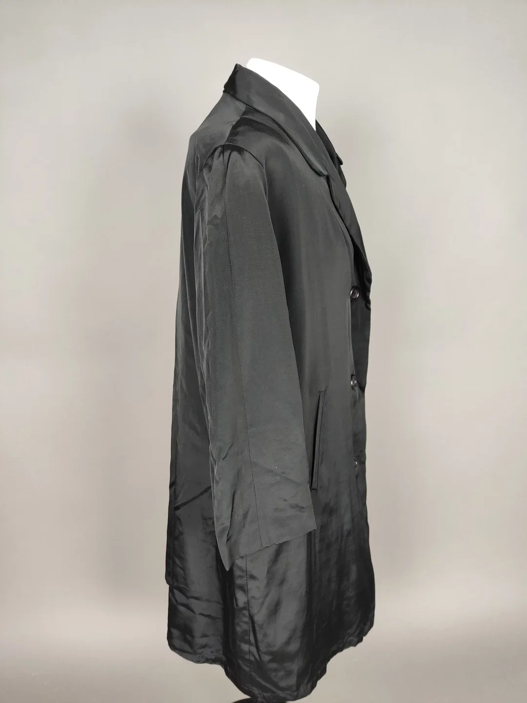 Damen Vintage Mantel schwarz - XL - 42 – Bild 2