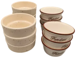 Schokofondue Set, Keramik, Weihnachten - Bild 3