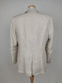 Pierre Cardin Herren Leinen Sakko, beige - Gr. M  - Bild 3