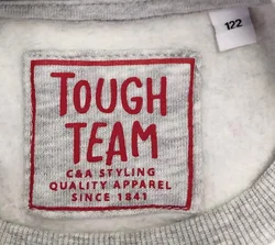 C&A Tough Team Kinder Weihnachtspullover grau gemustert Gr. 122 – Vorschau 3